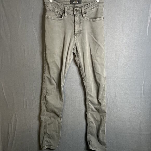 DU/ER Pants Mens 28x32 N2X Relaxed Taper DUER No Sweat‎ Gull Nature2X MFNR1002 - Picture 1 of 11